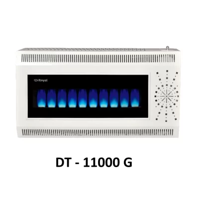 As Royal Dt 11000 G Duvar tipi Doğalgaz sobası - Camlı şömineli